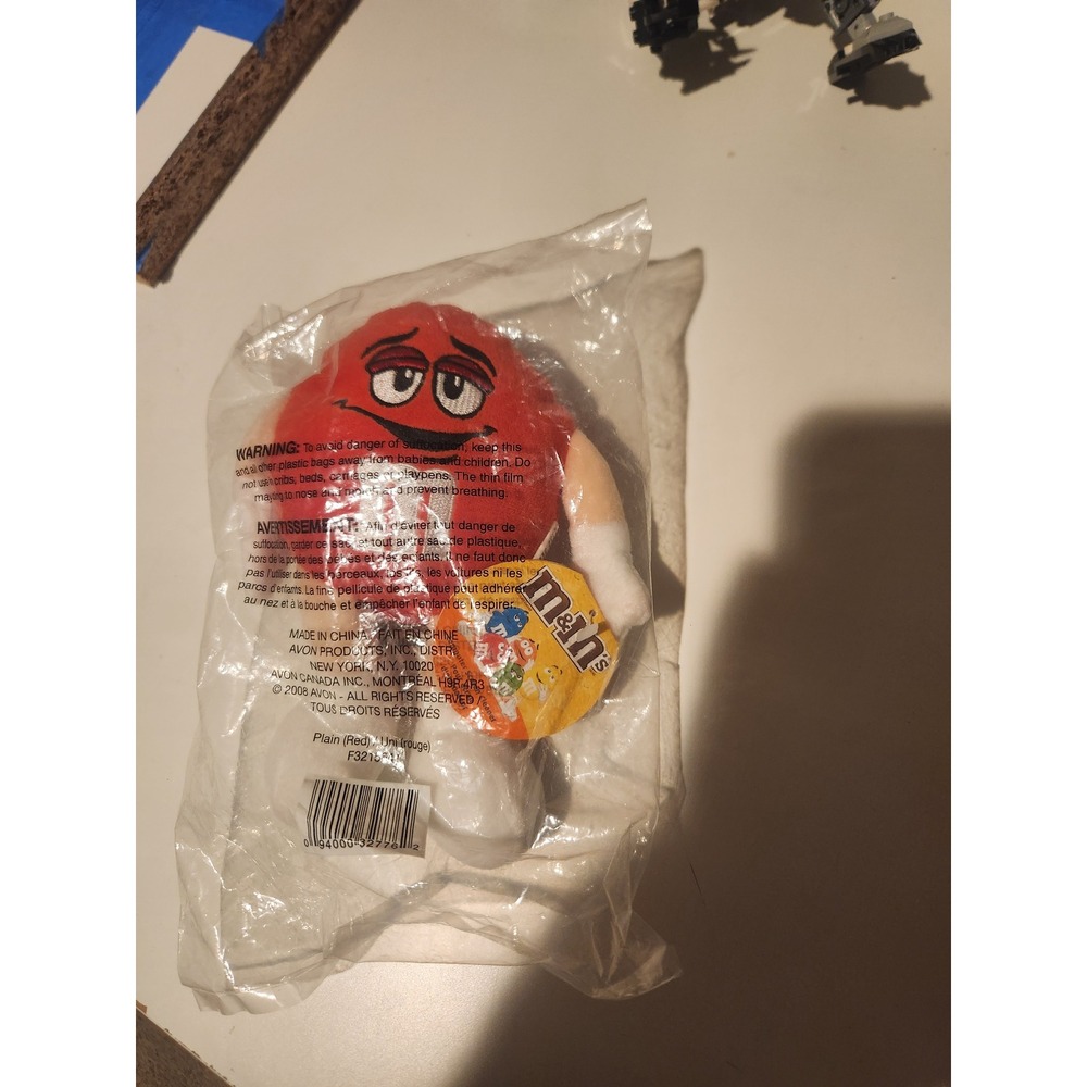 M M Red M M Character Plush‎ Computer Screen Cleaner Toy New In Bag